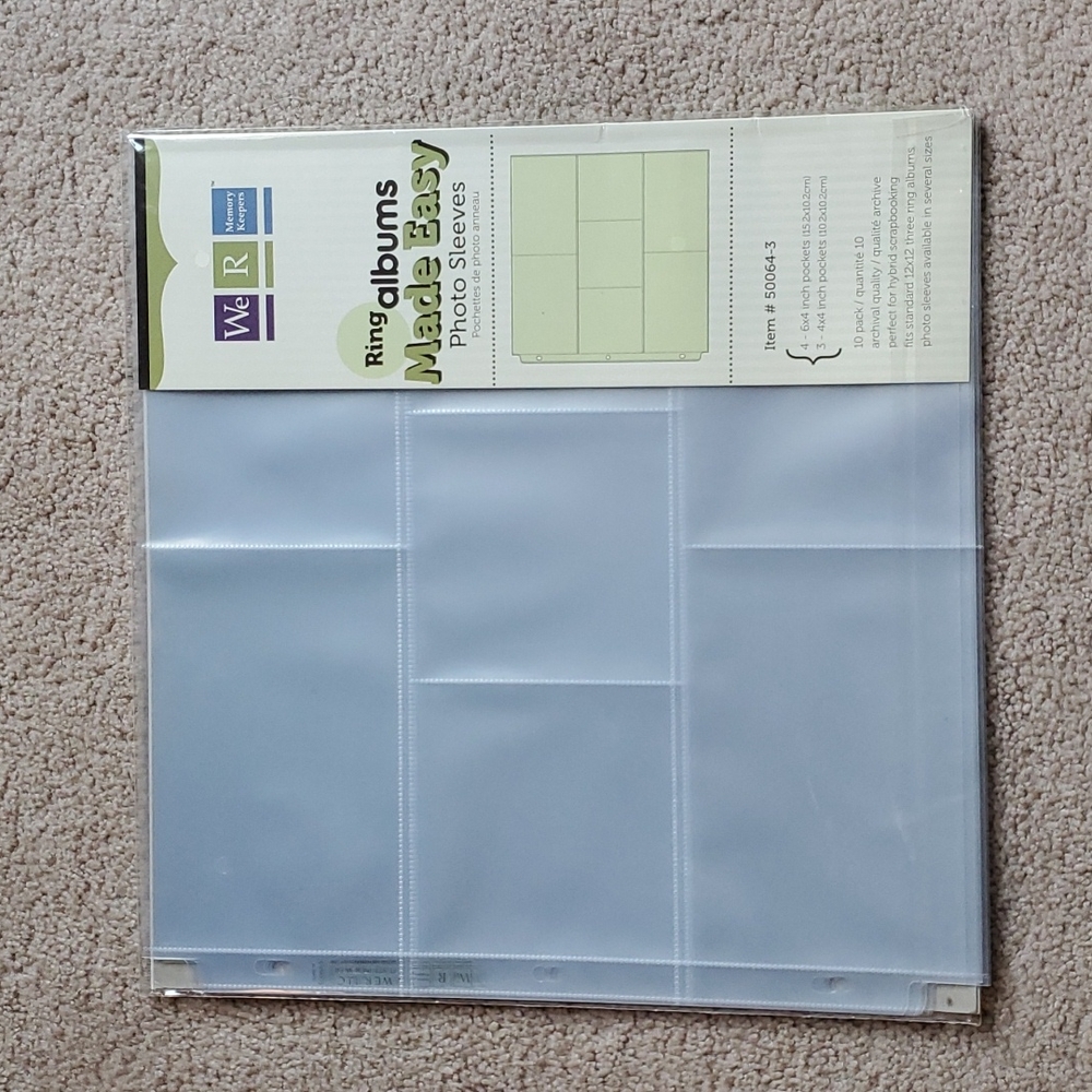 We R Memory Keepers Photo Sleeves